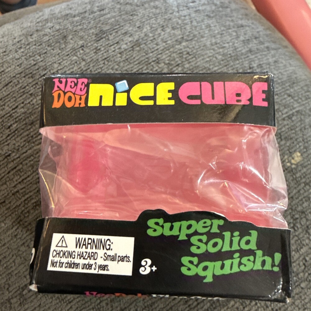 nee doh nice cube - super solid squish Pink